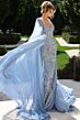 Jovani S43438 Cape Sleeve Scalloped Neck Dress