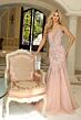 Jovani S62456 Plunging Neck Spaghetti Strap Dress