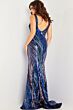Jovani 05103 Plunging Neckline Embellished Dress