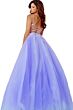 Jovani 06207 Floral Bodice Lace-Up Back Dress