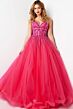 Jovani 07946 Beaded Bodice Strapless Dress