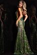 Jovani 22770 Open Back Illusion Side Dress