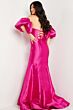 Jovani 22830 Puff Sleeves Strapless Dress