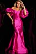 Jovani 22830 Puff Sleeves Strapless Dress