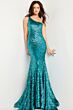 Jovani 23076 One Shoulder Sequin Dress