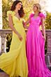 Jovani 23322 Ruffle Strap Open Back Dress