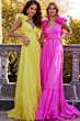 Jovani 23322 Ruffle Strap Open Back Dress