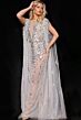 Jovani 23747 Cape Sleeves Illusion Dress