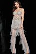 Jovani 36424 Fringe Illusion Jumpsuit