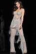 Jovani 36424 Fringe Illusion Jumpsuit