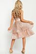 Jovani K03525 Strapless Pleated Bodice Tiered Skirt Dress