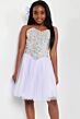 Jovani K22231 Basque Waist Strapless Lace-Up Back Dress