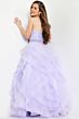 Jovani K23519 Ruffle Skirt Beaded Waist Dress