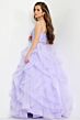 Jovani K23519 Ruffle Skirt Beaded Waist Dress