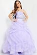 Jovani K23519 Ruffle Skirt Beaded Waist Dress