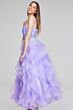 Jovani K23519 Ruffle Skirt Beaded Waist Dress