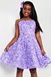 Jovani K23685 Strapless Straight Neck Beaded A-Line Dress