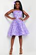 Jovani K23685 Strapless Straight Neck Beaded A-Line Dress