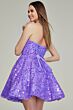 Jovani K23685 Strapless Straight Neck Beaded A-Line Dress