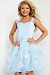 Jovani K25989 Sweetheart Neck Applique Skirt Dress