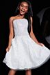 Jovani K2830 Beaded A-Line Strapless Dress