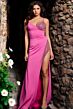 Jovani 09723 Cutaway Slit Embellished Dress