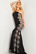 Jovani 22500 Illusion Side One Shoulder Dress