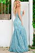Jovani 22601 Sheer Corset Sparkle Dress