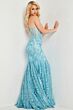 Jovani 22601 Sheer Corset Sparkle Dress