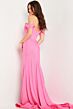 Jovani 23366 High Slit Corset Top Dress
