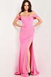 Jovani 23366 High Slit Corset Top Dress