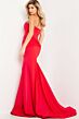 Jovani 23556 Basque Waist Strapless Sweetheart Dress