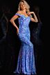 Jovani 23675 Off The Shoulder Sequin Dress