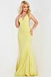 Jovani 23701 Sheer Sides Plunging Back Dress