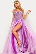 Jovani 23710 High Slit Strapless Sweetheart Dress