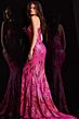 Jovani 23876 Embellished One Shoulder Dress