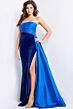 Jovani 23947 Side Tail Strapless Dress