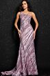 Jovani 24031 Sheer Sides One Shoulder Dress