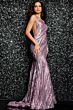 Jovani 24031 Sheer Sides One Shoulder Dress