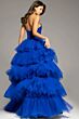 Jovani 24554 Ruffle Train Sequin Dress