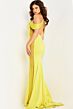 Jovani 24611 Illusion Sides Halter Strap Dress