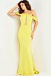 Jovani 24611 Illusion Sides Halter Strap Dress