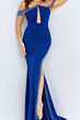 Jovani 24611 Illusion Sides Halter Strap Dress