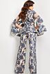 Jovani 25805 Hanging Sleeves Embroidered Pant Suit