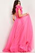 Jovani 25919 One Shoulder High Slit Dress