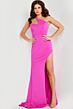 Jovani 25961 Cutaway Slit One Shoulder Dress