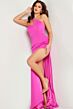 Jovani 25961 Cutaway Slit One Shoulder Dress