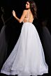 Jovani 25990 Strappy Back Long Overskirt Dress