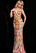 Jovani 26005 Art Deco Tassel Back Dress