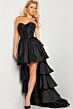 Jovani 26006 Corset Bodice High Low Dress